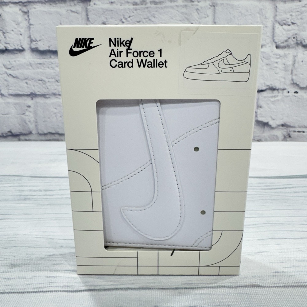 NEW Nike Air Force‎ 1 Card Wallet Triple White Sneakerhead
